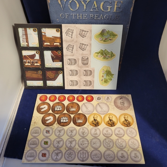 Brand NEW, OPENED Boardgame Robinson Crusoe -Voyage of the Beagle Expansion Box - Picture 9 of 11